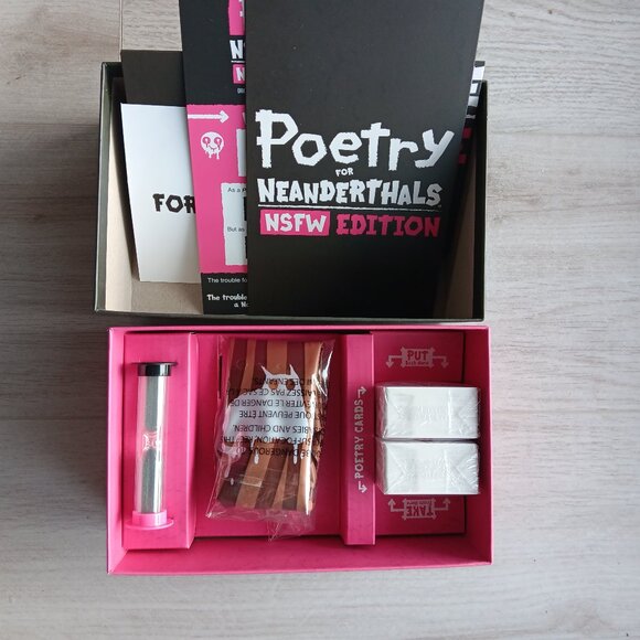 New Exploding Kittens Poetry for Neanderthals NSFW Edition Party Game 17+ Gift - Picture 3 of 13